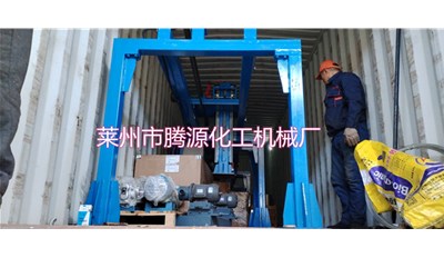 出口沙特人造石設備成功發貨