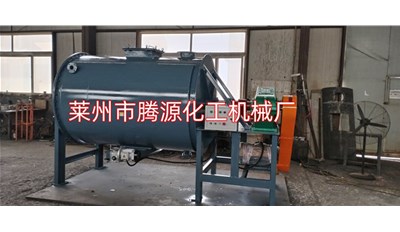 湖北2600升導熱油加熱混合機成功發貨